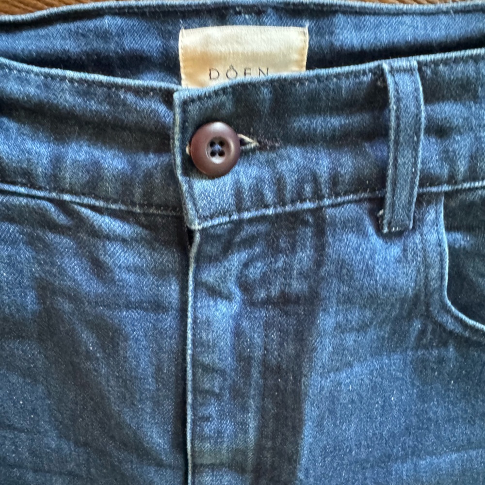 Doen Dark Blue Straight Men's Jeans - Picture 3 of 6